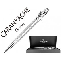 BOLIGRAFO CARAN D'ACHE ECRIDOR MADEMOISELLE PLACADO PALADIO LAZO CON ESTUCHE PUNTA MEDIA
