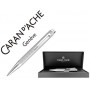 BOLIGRAFO CARAN D'ACHE ECRIDOR XS CHEVRON PLACADO PALADIO CORTO CON ESTUCHE PUNTA MEDIA