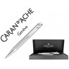 BOLIGRAFO CARAN D'ACHE ECRIDOR XS CHEVRON PLACADO PALADIO CORTO CON ESTUCHE PUNTA MEDIA