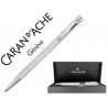BOLIGRAFO CARAN D'ACHE ECRIDOR GRAIND'ORGE PLATA MACIZA 925 MILESIMAS CON ESTUCHE PUNTA MEDIA