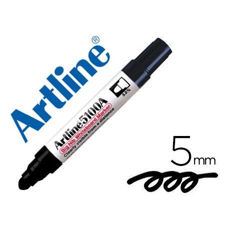 ROTULADOR ARTLINE PIZARRA EK-5100 NEGRO -PUNTA REDONDA 5 MM