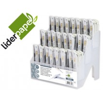 MINAS LIDERPAPEL GRAFITO EXPOSITOR DE 120 UNIDADES 80 UDS. DE 0.5 MM Y 40 UDS. DE 0.7 MM