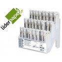 MINAS LIDERPAPEL GRAFITO EXPOSITOR DE 120 UNIDADES 80 UDS. DE 0.5 MM Y 40 UDS. DE 0.7 MM
