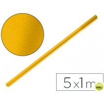 PAPEL KRAFT LIDERPAPEL AMARILLO ORO ROLLO 5X1 MT