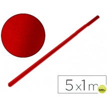 PAPEL KRAFT LIDERPAPEL ROJO CHERRY ROLLO 5X1 MT