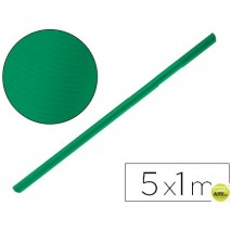 PAPEL KRAFT LIDERPAPEL VERDE MUSGO ROLLO 5X1 MT
