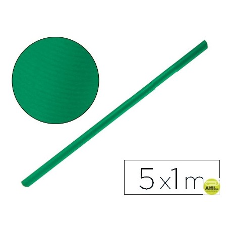 PAPEL KRAFT LIDERPAPEL VERDE MUSGO ROLLO 5X1 MT