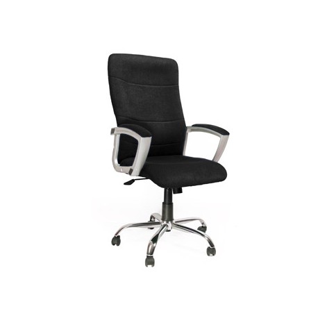 SILLA DE DIRECCION Q-CONNECT CON RESPALDO ALTO REGULABLE EN ALTURA 1160+100MM ANCHO 680MM Y PROF 640
