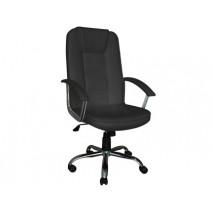 SILLA DE DIRECCION Q-CONNECT CON RESPALDO ALTO REGULABLE EN ALTURA ALTO 1115+75MM ANCHO 705MM Y PROF