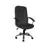 SILLA DE DIRECCION Q-CONNECT CON RESPALDO ALTO REGULABLE EN ALTURA ALTO 1115+75MM ANCHO 705MM Y PROF