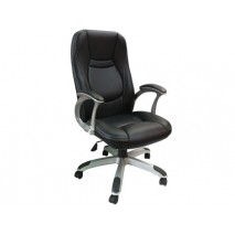 SILLA DE DIRECCION Q-CONNECT CON RESPALDO ALTO REGULABLE EN ALTURA ALTO 1070+100MM ANCHO 720MM Y PRO