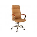 SILLA DE DIRECCION Q-CONNECT CON RESPALDO ALTO REGULABLE EN ALTURA ALTO 1.190+60MM ANCHO 620MM PROF