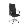 SILLA DE DIRECCION Q-CONNECT CON RESPALDO ALTO REGULABLE EN ALTURA ALTO 1.190+60MM ANCHO 620MM Y PRO