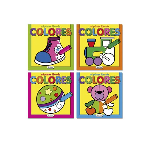 CUADERNO PARA COLOREAR MI PRIMER LIBRO DE COLORES 72 PAGINAS 160X160 MM