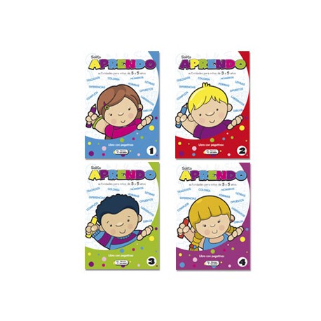 CUADERNO PARA COLOREAR Y ACTIVIDADES SOLITO APRENDO PARA NIÑOS DE 3A 5 AÑOS 32 PAGINAS 170X240 MM