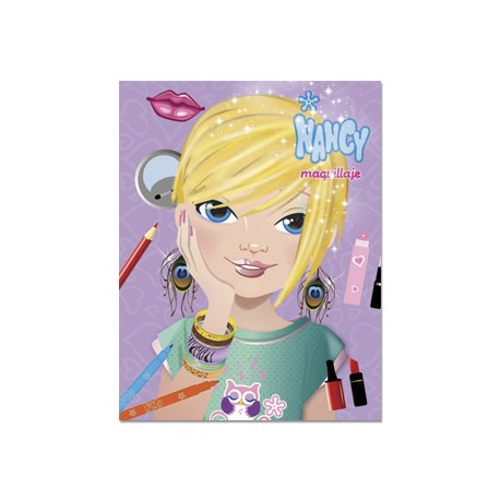 CUADERNO DE ACTIVIDADES MAQUILLAJE NANCY 64 PAGINAS 185X240 MM