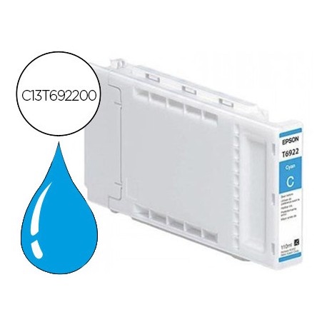 INK-JET EPSON T6922 CYAN SURECOLOR SC T3000 / T3200 / T5000 / T5200 / T7000 /T7200 -1.505 PAG-