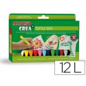 LAPICES CERA ALPINO CREA TEXTILE WAX CAJA DE 12 COLORES