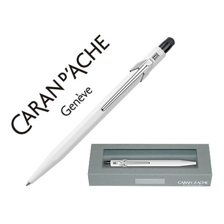 BOLIGRAFO CARAN D'ACHE 849 GENIUS BLANCO PUNTERO TACTIL
