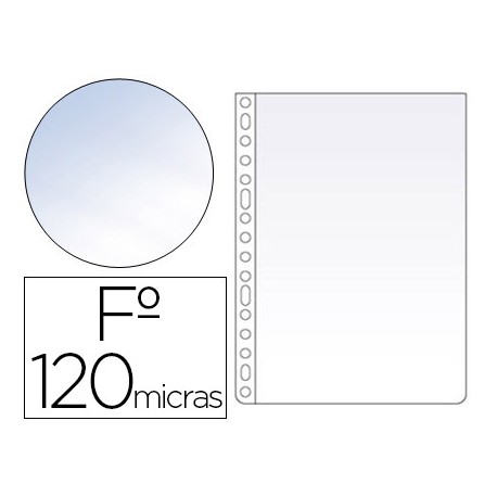FUNDA MULTITALADRO ESSELTE FOLIO 120 MC CRISTAL
