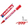 ROTULADOR EDDING MARCADOR PERMANENTE 400 ROJO PUNTA REDONDA 1 MM