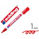 ROTULADOR EDDING MARCADOR PERMANENTE 400 ROJO PUNTA REDONDA 1 MM