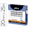 CINTA DE CIERRE ADHESIVA PLICO VELCRO BLANCO 20MM X 25M