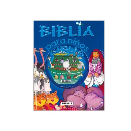 BIBLIA PARA NIÑOS CARTONE TAPA TROQUELADA CON CD