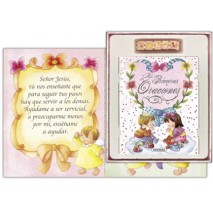 LIBRO MIS PRIMERAS ORACIONES CON PULSERA ROSA