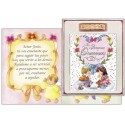 LIBRO MIS PRIMERAS ORACIONES CON PULSERA ROSA