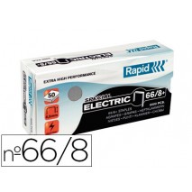 GRAPAS RAPID N§ 66/8+ GALVANIZADAS SUPER STRONG CAJA DE 5000 GRAPAS