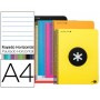 BLOC ESPIRAL LIDERPAPEL A4 MICRO ANTARTIK TAPA POLIPROPI LENO 120 H 100G HORIZONTAL 5 BANDAS 4 TALAD