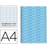 BLOC ESPIRAL LIDERPAPEL A4 MICRO MULTILIDER TAPA FORRADA 140H 80G CUADRO 5 MM 5 BANDAS 4 TALADROS CE