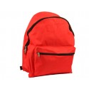 CARTERA ESCOLAR LIDERPAPEL MOCHILA ROJA 400X300X170 MM