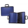 CARTERA PORTADOCUMENTOS LIDERPAPEL AZUL CON ASA Y CREMALLERA 400X45X375 MM