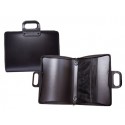 CARTERA PORTADOCUMENTOS LIDERPAPEL NEGRA CON ASA Y CREMALLERA 400X45X375 MM
