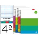 BLOC ESPIRAL LIDERPAPEL CUARTO DREAM TAPA EXTRADURA 80H 80G RAYADO N§ 46 COLORES SURTIDOS