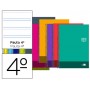 BLOC ESPIRAL LIDERPAPEL CUARTO DISCOVER TAPA CARTONCILLO 80 H 80G PAUTA ANCHA 3,5MM CON MARGEN