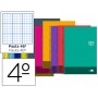 BLOC ESPIRAL LIDERPAPEL CUARTO DISCOVER TAPA CARTONCILLO 80 H 80G RAYADO N„ 46 COLORES SURTIDOS