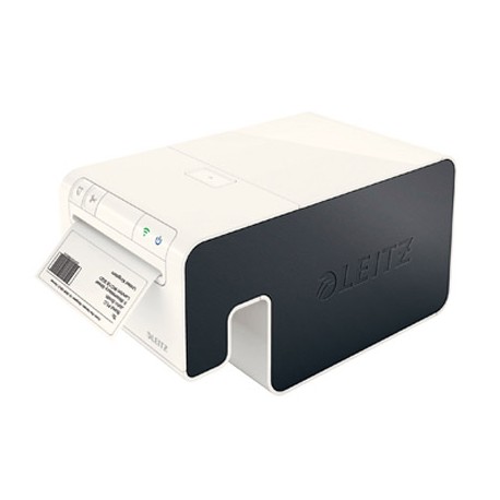 ROTULADORA LEITZ ICON TERMICA IMPRIME 200 ETIQUETAS POR MINUTO FUNCIONA CON DISPOSITIVOS WIFI Y USB