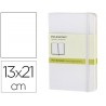 LIBRETA MOLESKINE TAPA DURA LISO 240 HOJAS COLOR BLANCO CIERRE CON GOMA 130X210 MM