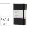 LIBRETA MOLESKINE TAPA DURA ORGANIZADORA CON SEIS DEPARTAMENTOS COLOR NEGRO CIERRE CON GOMA 90X140 M