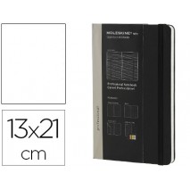 LIBRETA MOLESKINE TAPA DURA PROFESIONAL 240 HOJAS LISTAS DESMONTABLES TAREAS PLANNING COLOR NEGRO 13