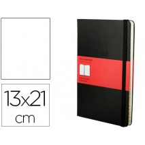 LIBRETA MOLESKINE TAPA DURA INDICE 240 HOJAS COLOR NEGRO CIERRE CON GOMA 130X210 MM