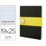 LIBRETA MOLESKINE TAPA DURA CUADRO 5 MM 120 HOJAS CON 16 HOJAS DESMONTABLES COLOR NEGROPACK DE 3 UNI