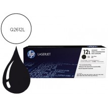 TONER HP 12L LASERJET Q2612L NEGRO -1.000 PAG-