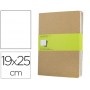 LIBRETA MOLESKINE TAPA DURA LISO 120 HOJAS CON 16 HOJAS DESMONTABLES COLOR KRAFT PACK DE 3 UNIDADES