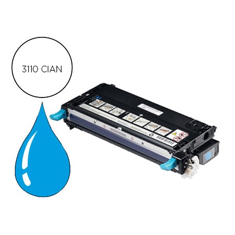 TONER DELL 3110CN CYAN - 4000 PAG