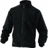 CHAQUETA DELTAPLUS POLAR CON CREMALLERA 2 BOLSILLOS COLOR NEGRO TALLA 3XL