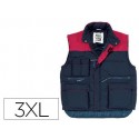 CHALECO DETAPLUS MULTIBOLSILLO CINTURA ELASTICA COLOR AZUL TALLA XXXL